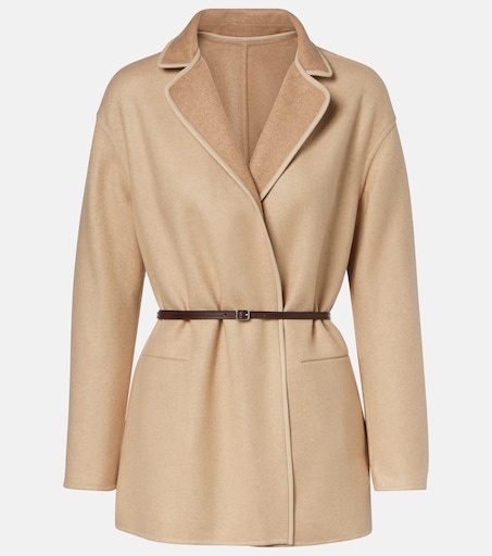 LOROPIANA 지미 16 리버시블 캐시미어 블렌드 코트