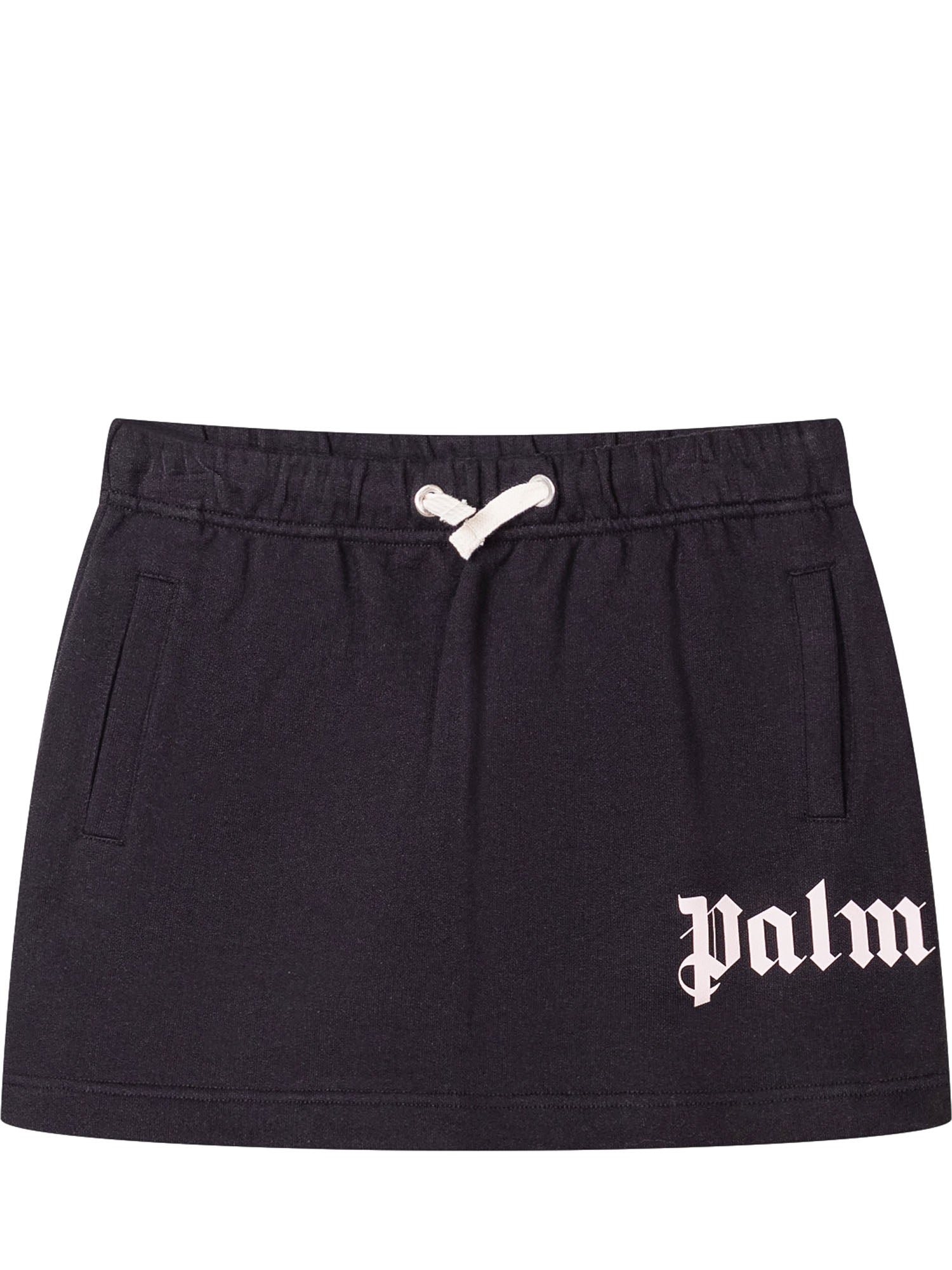 Palm Angels Kids 로고 디테일 미니 스커트