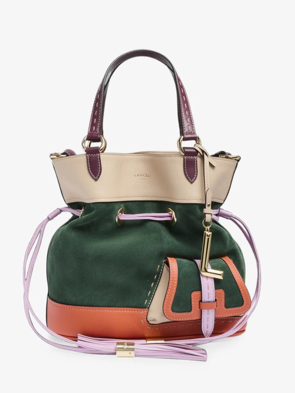 LANCEL M 프리미어 플리르 가죽 버킷백