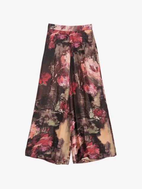 ANTONIO MARRAS 플로럴 프린트 팔라조 팬츠