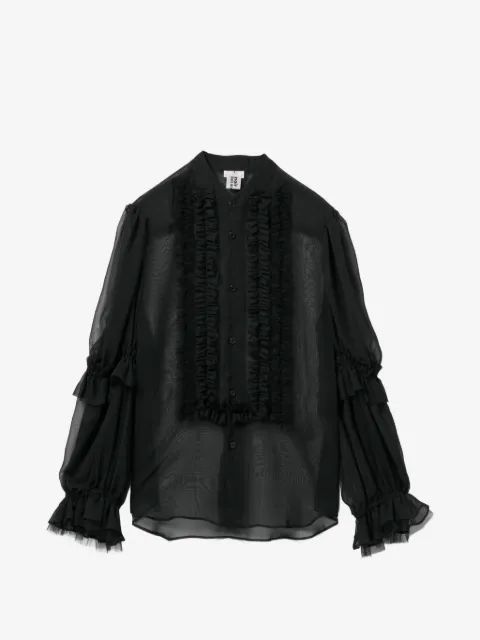 Noir Kei Ninomiya 러플 블라우스