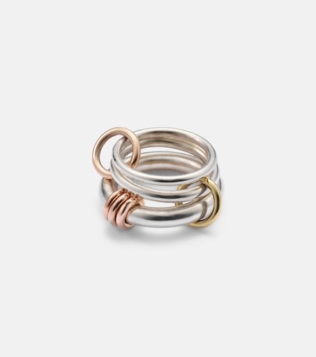 Spinelli Kilcollin 오리온 스털링 실버 18kt 골드 링