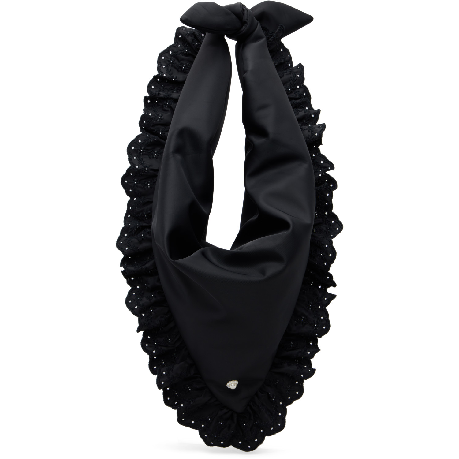 Simone Rocha 블랙 필로우케이스 사첼 백