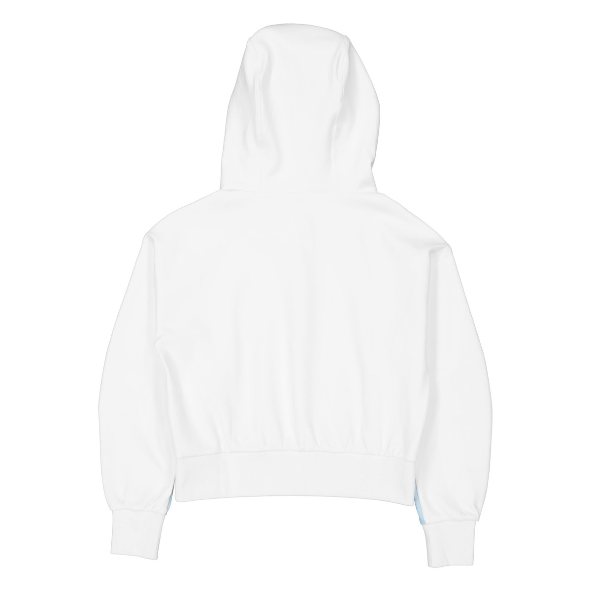 STELLA MCCARTNEY 여성 화이트 로고 프린트 면 저지 후드티