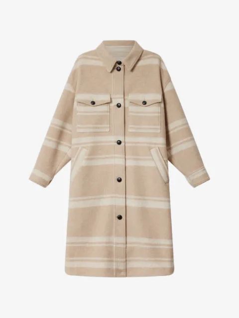 ISABEL MARANT ETOILE 디질라 스트라이프 코트