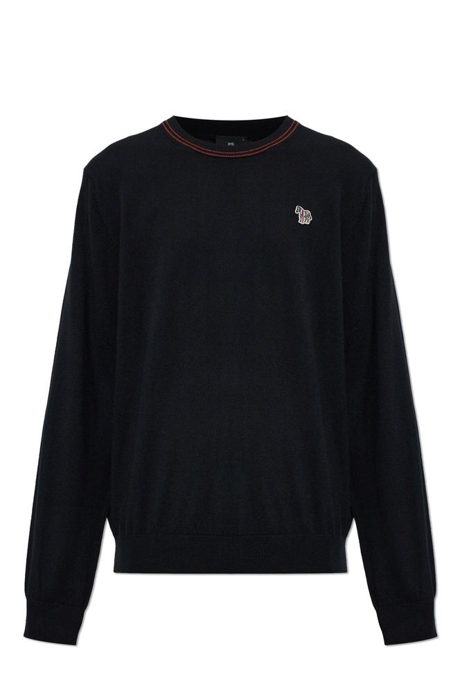 Paul Smith 제브라 패치 니트 스웨터