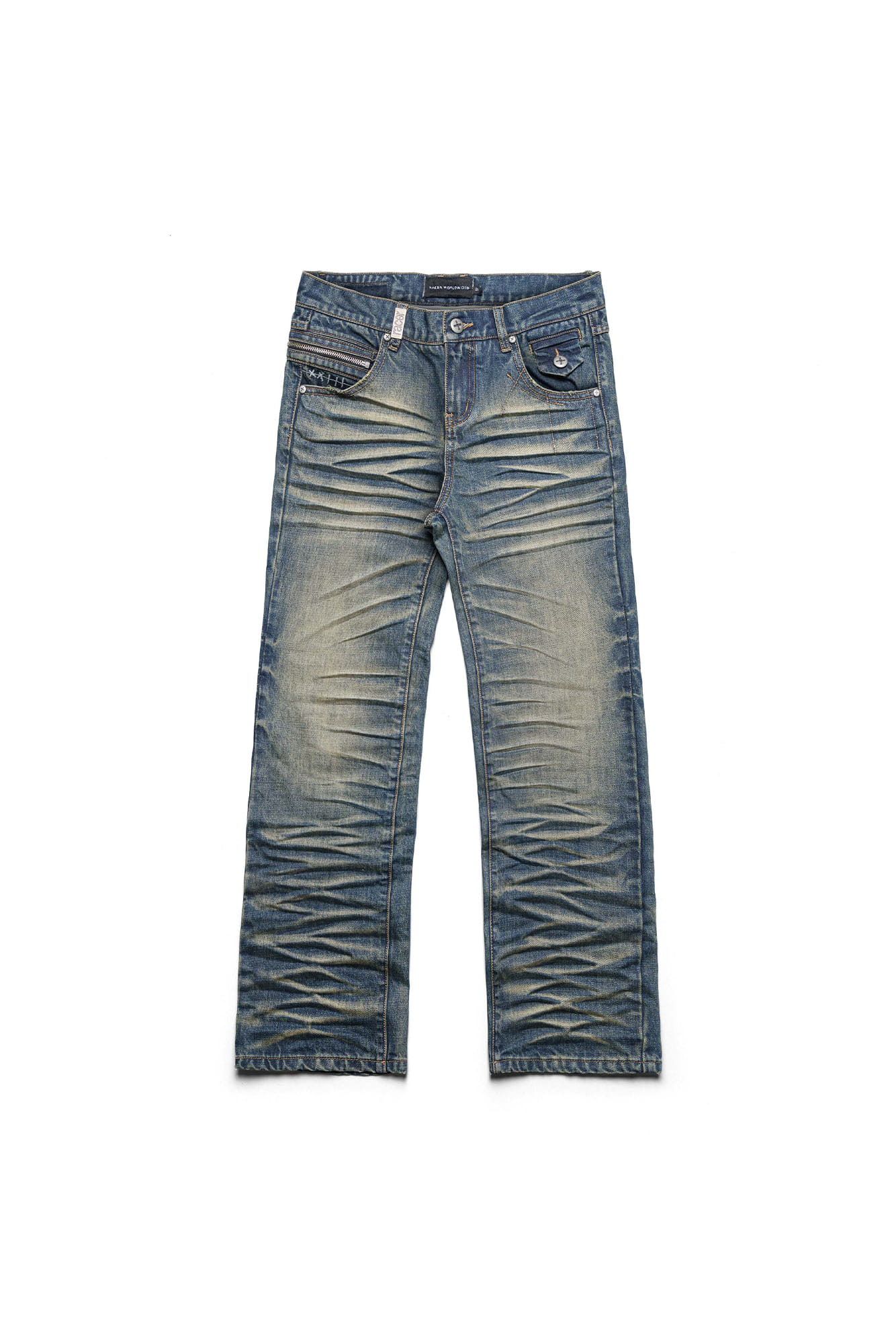 RACER WORLDWIDE Dark Stacked Denim