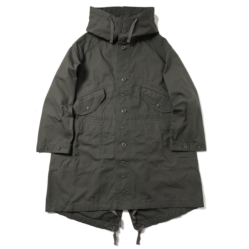 Engineered Garments 하이랜드 파카 - 헤비웨이트 코튼 립스톱