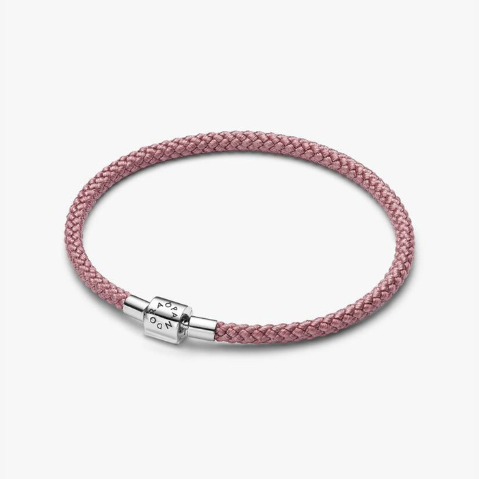 PANDORA 판도라 Shimme반지 Pink Cord 팔찌 594530C01
