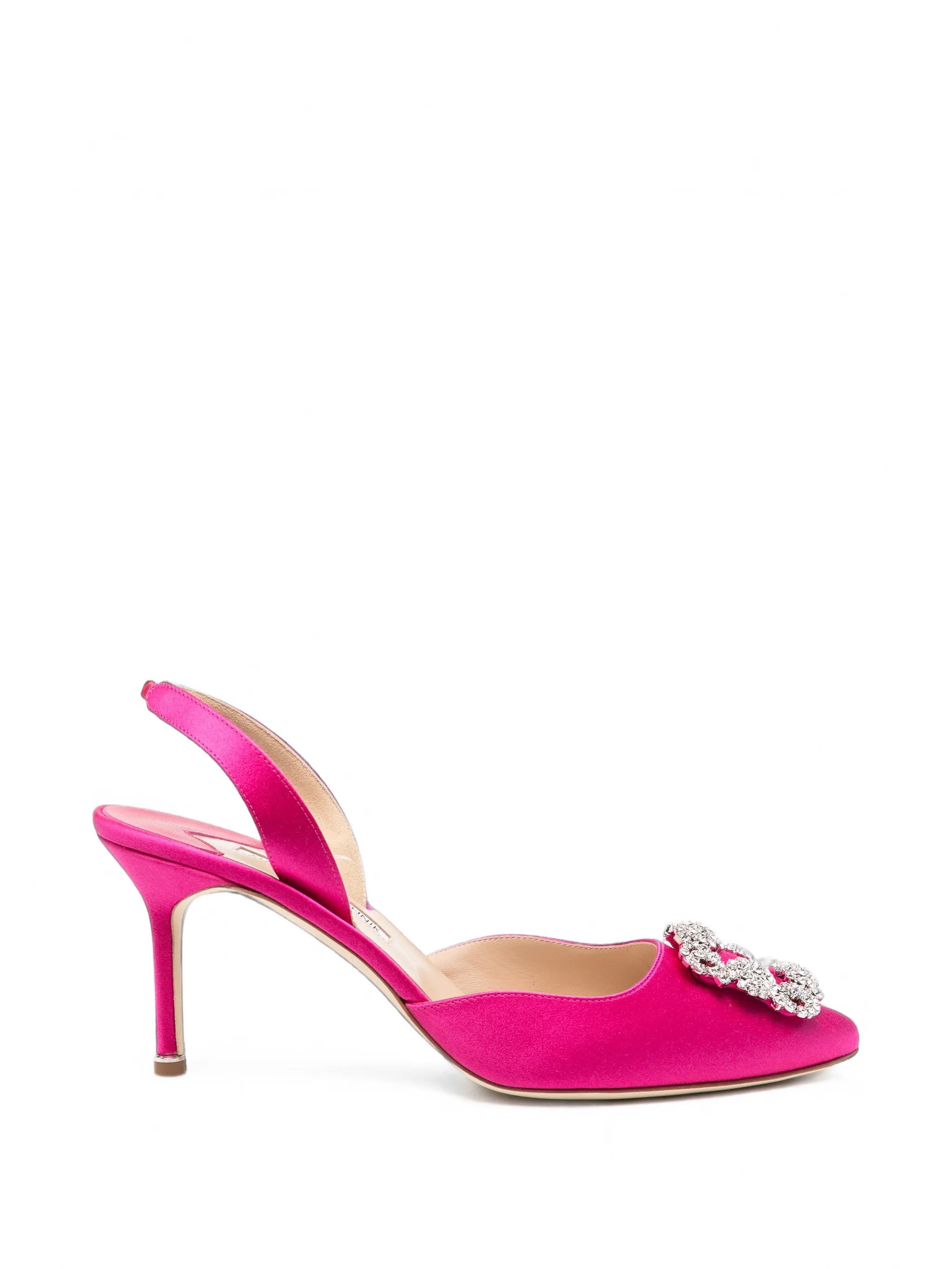 Manolo Blahnik 한기슬리 크리스탈 버클 펌프스