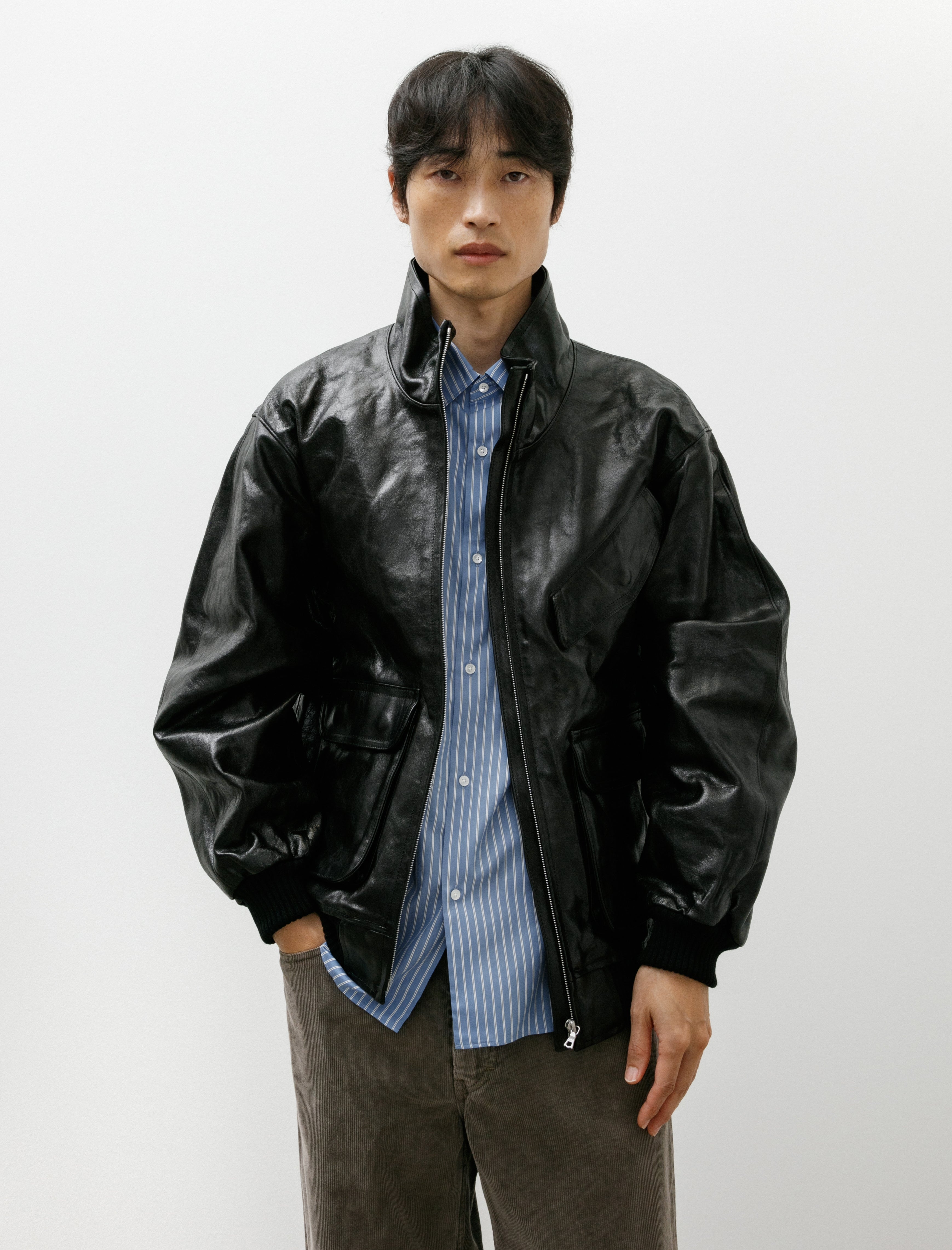 Lamb Leather Zip Blouson A25AB01WX | 오라리 | FETCHING