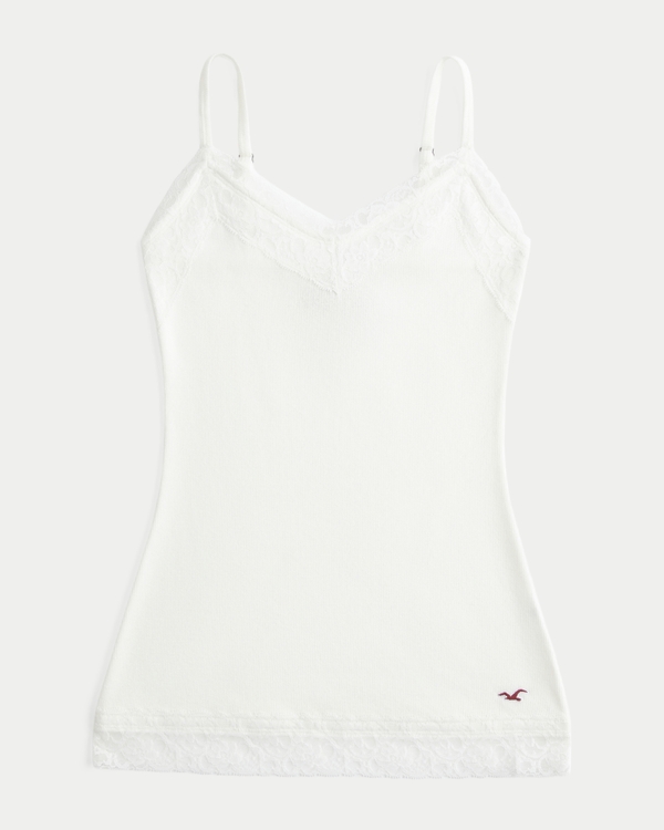 Hollister 레이스 트림 레이어링 카미