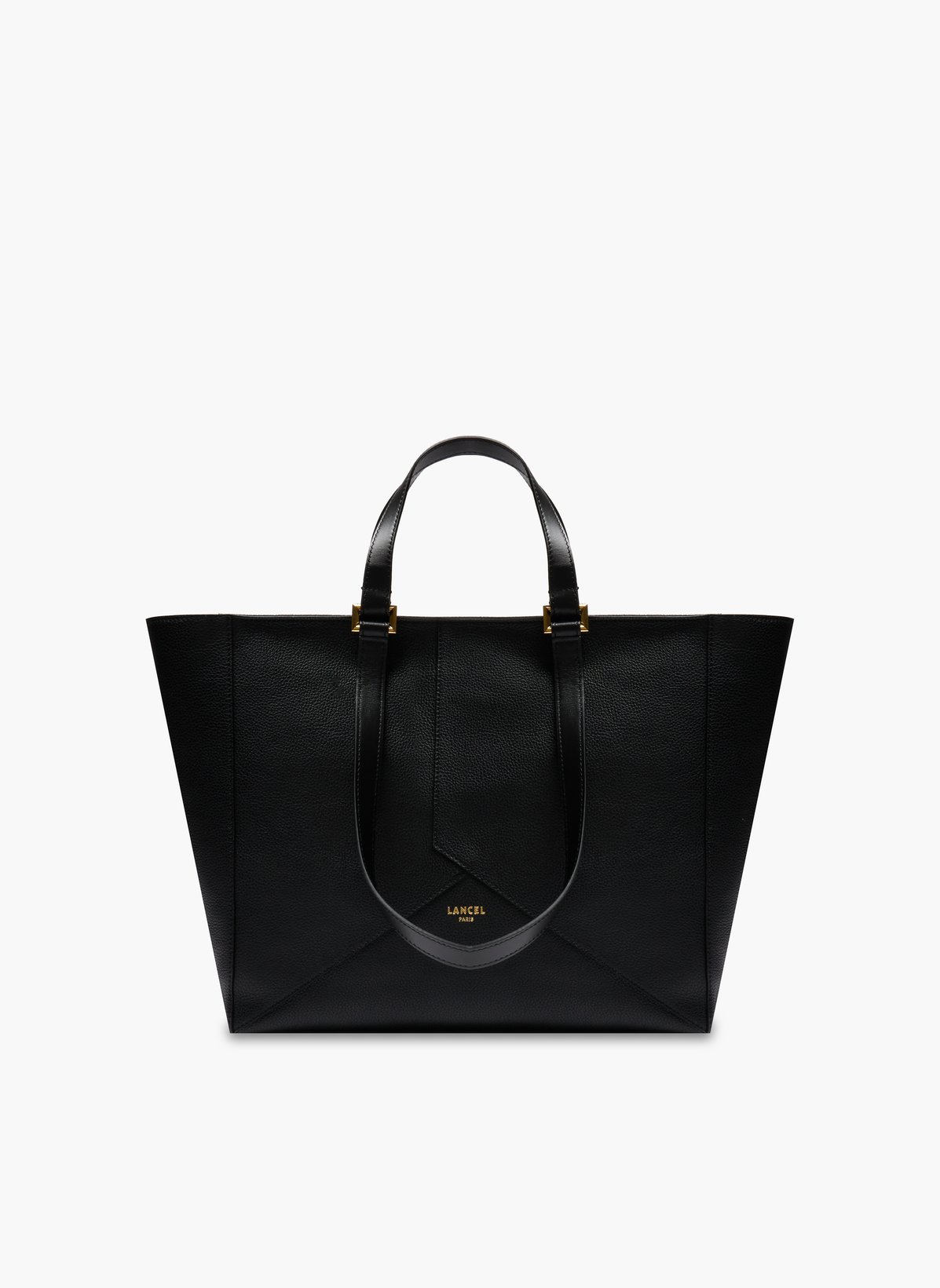 LANCEL 사크 카바스 지페 더블 포르트 엔벨로프 가죽