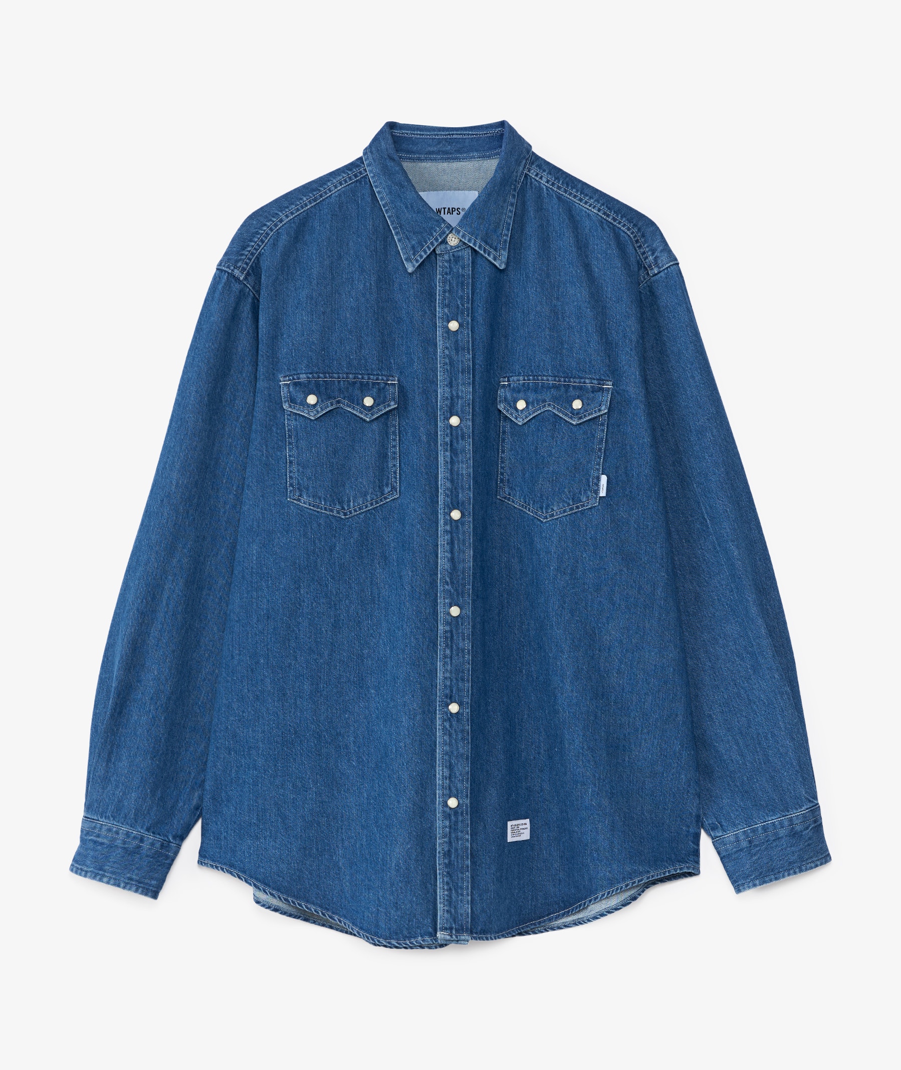 wtaps 23aw　デニムシャツ オールマン コットン デニム シャツ | WTAPS | FETCHING