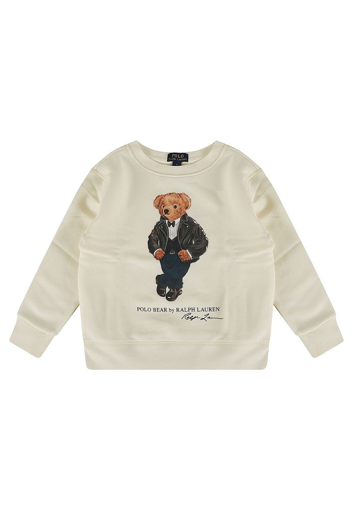 Ralph Lauren Kids 폴로 베어 프린트 맨투맨
