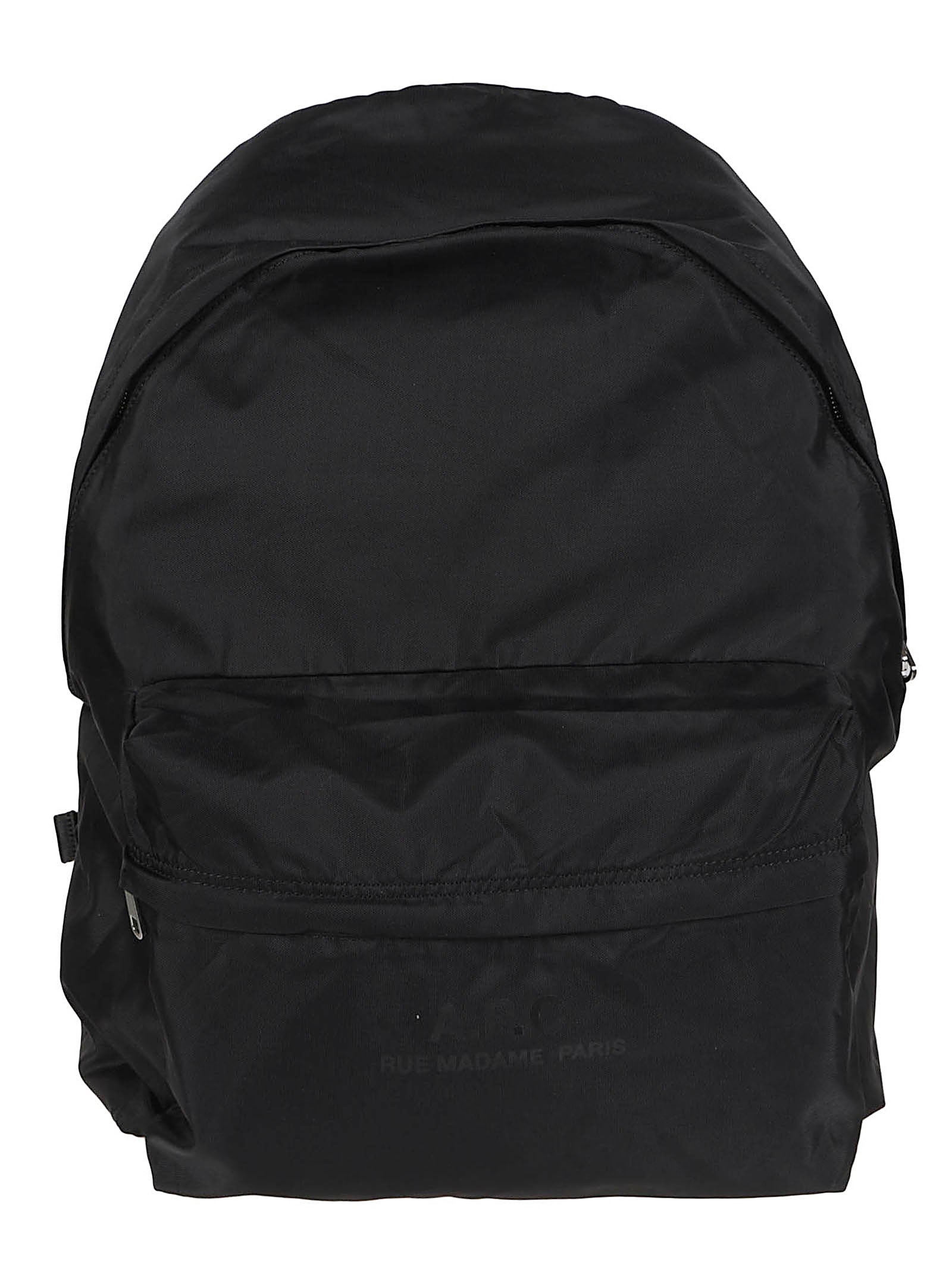 A.P.C. 백스테이지 미니멀리스트 블랙 폴리아미드 백팩