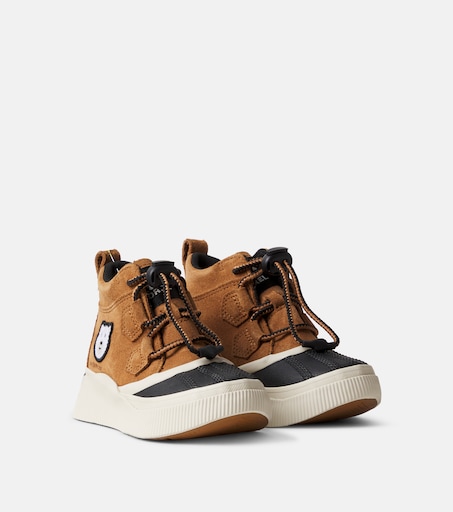 Sorel Kids 아웃 앤 어바웃 IV 클래식 스웨이드 부츠