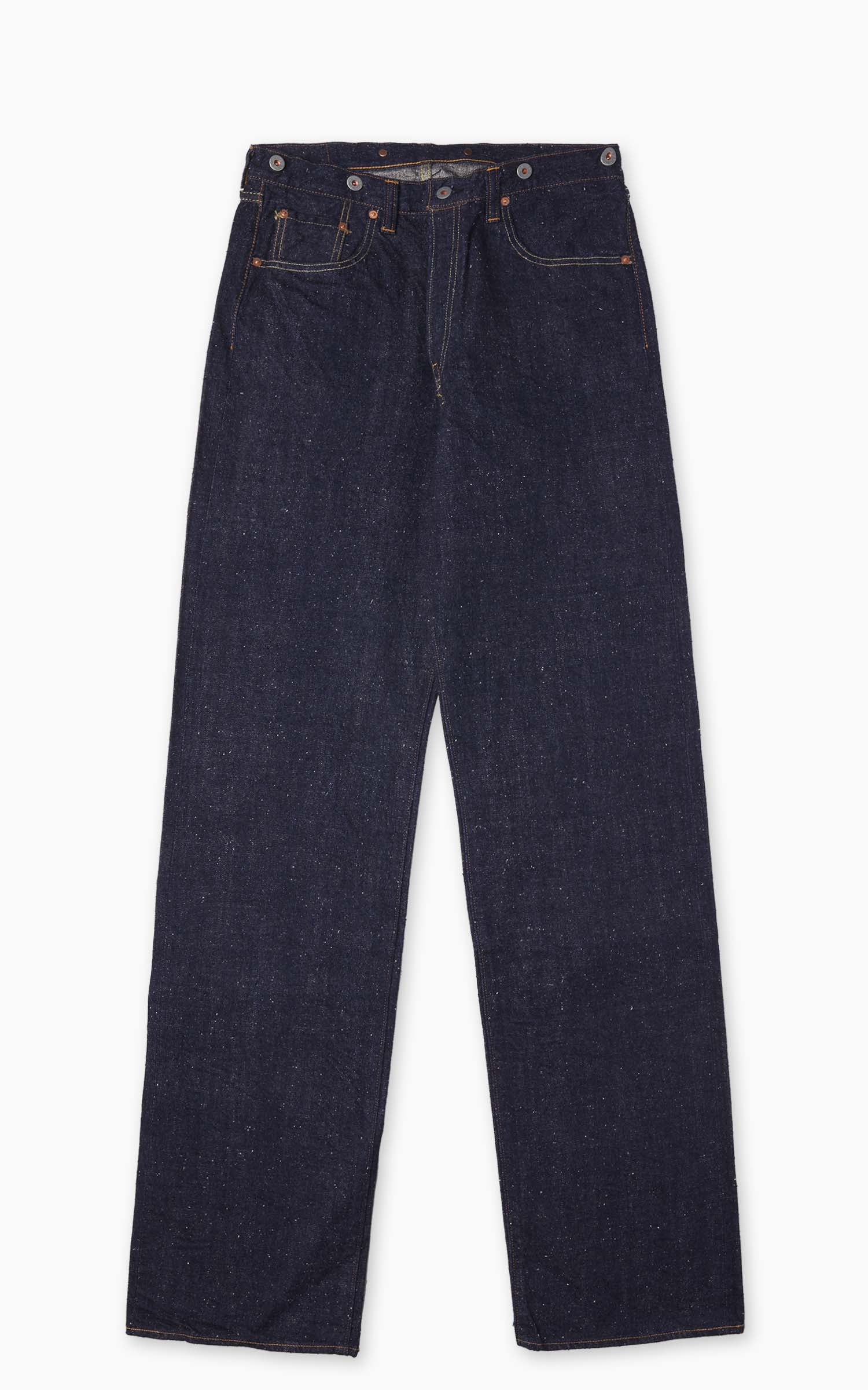 GRAPHZERO 헤리티지 루즈 스트레이트 진 네프 데님 인디고 15oz