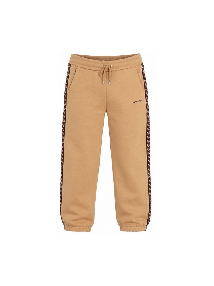 Lanvin Kids 사이드 스트라이프 조거 팬츠