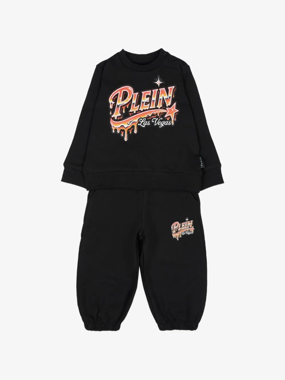 Philipp Plein Kids 로고 프린트 트랙수트