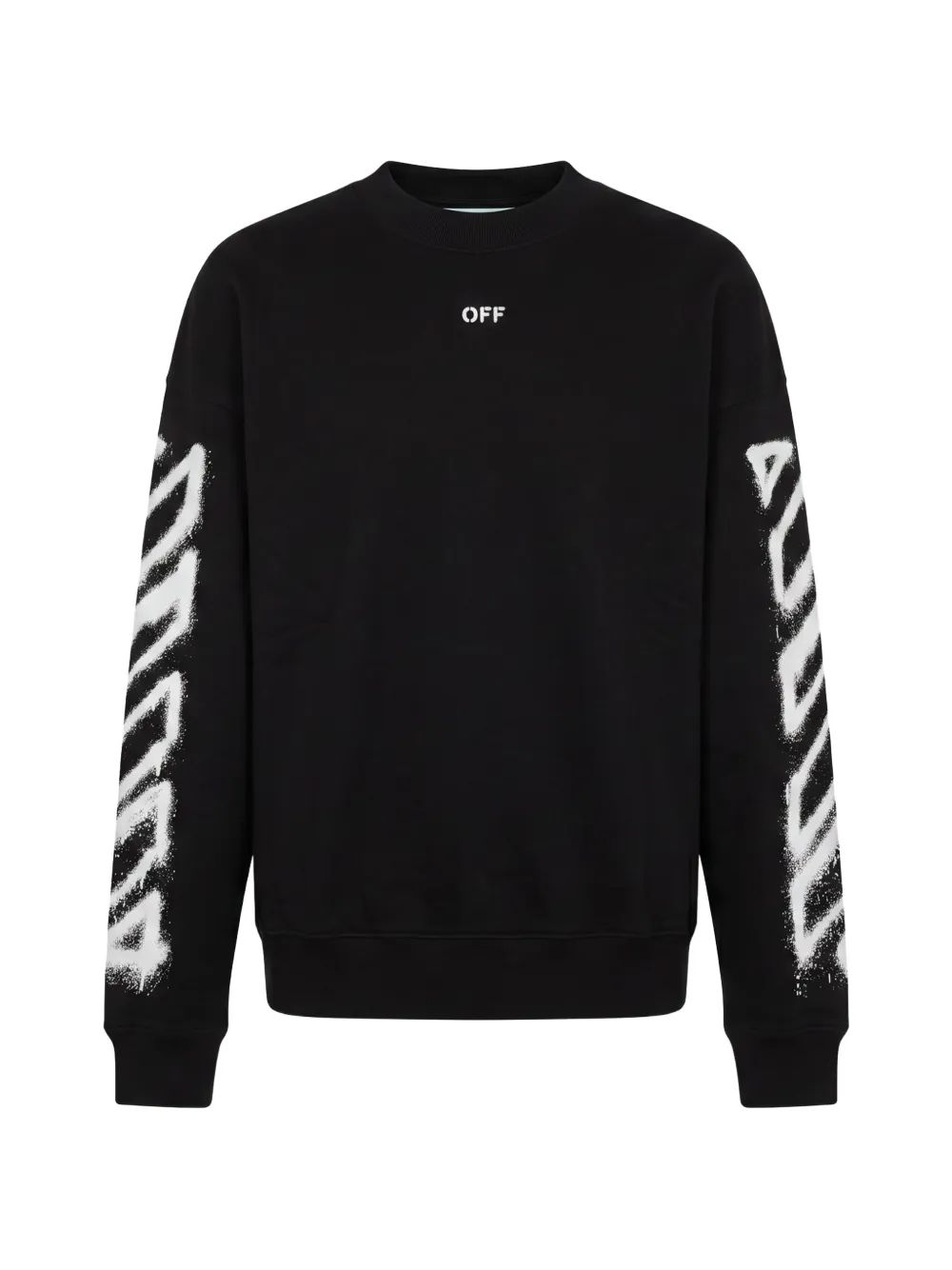 OFF-WHITE 아로우스 스프레이 페인트 맨투맨