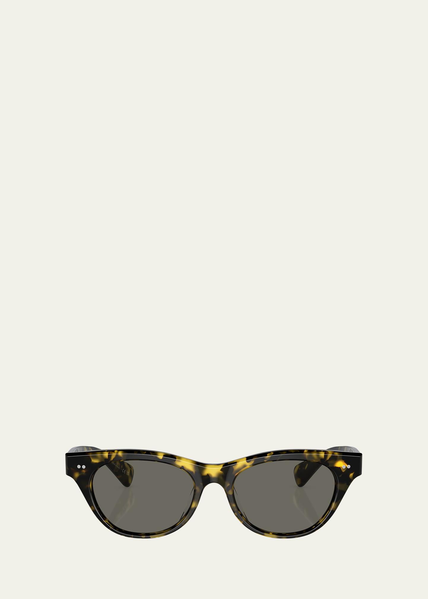 oliver peoples 아벨린 하바나 아세테이트 나비 선글라스