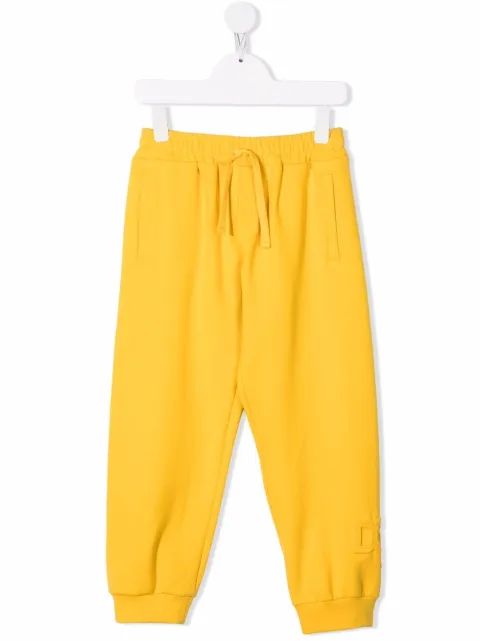 Dolce & Gabbana Kids 엠보스드 로고 트랙 팬츠