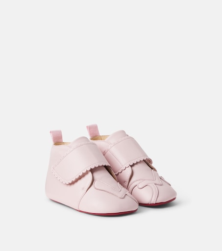 Christian Louboutin Kids 베이비 이지 러브 가죽 부티