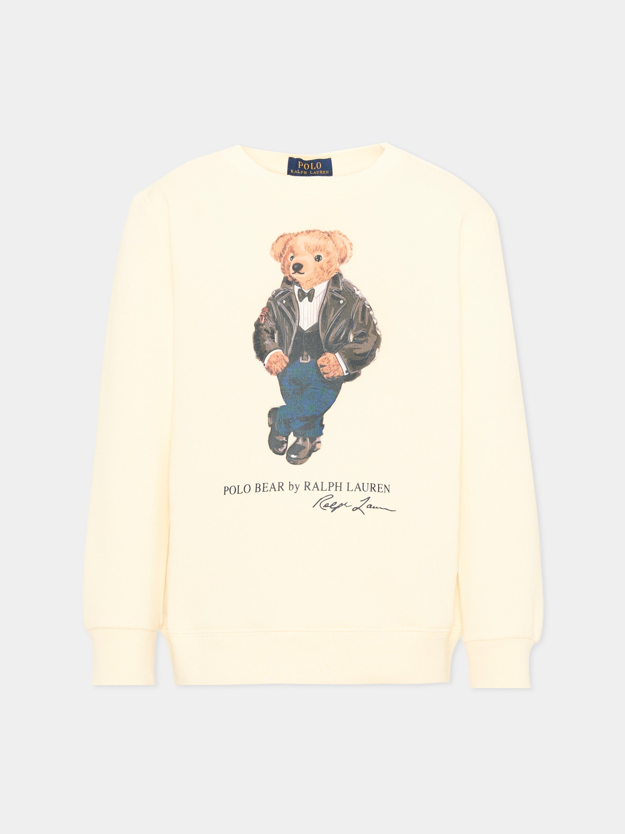 Ralph Lauren Kids 폴로 베어 크루넥 맨투맨
