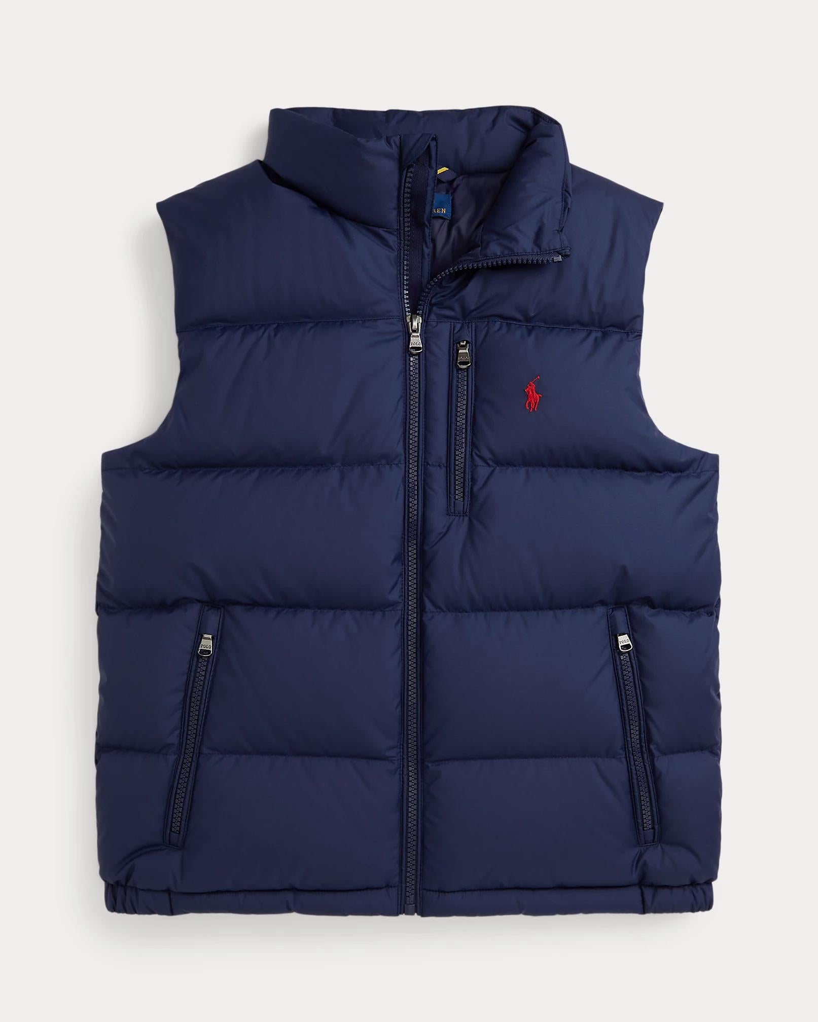 Ralph Lauren Kids 미니 퀼팅 다운 베스트