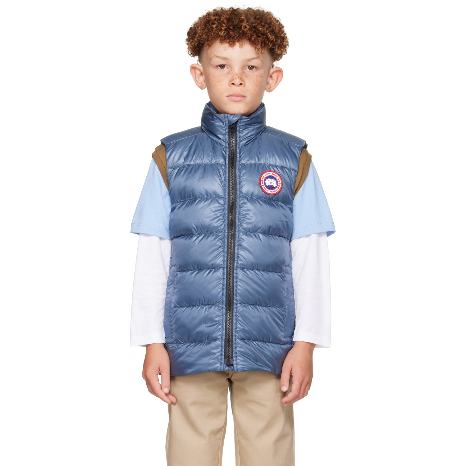 Canada Goose Kids 빅 키즈 크로프턴 다운 베스트