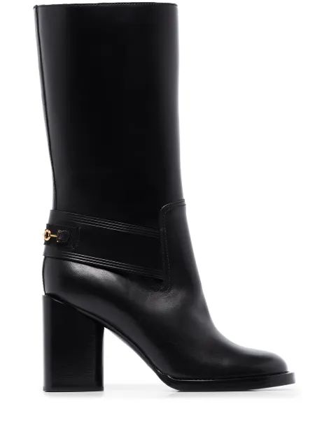 SALVATORE FERRAGAMO 간치오 호스빗 85mm 부츠