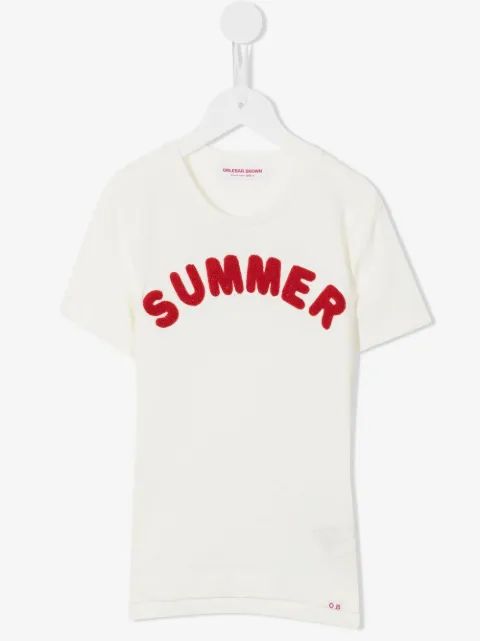 Orlebar Brown Kids 지미 썸머 프린트 티셔츠