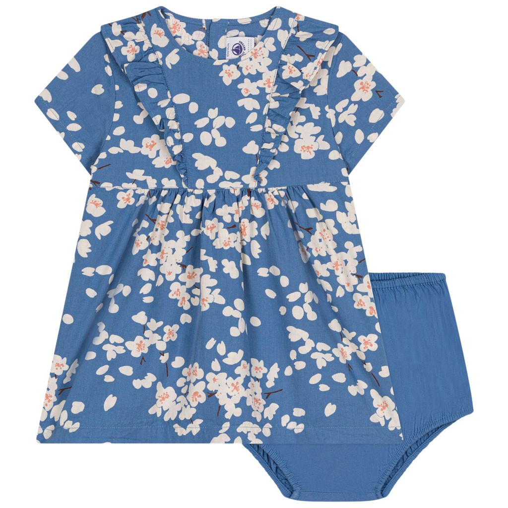 PETIT BATEAU KIDS 플로럴 무늬 아기 드레스