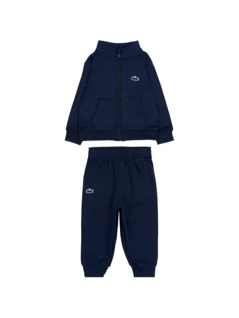 Lacoste Kids 로고 패치 트랙수트 세트