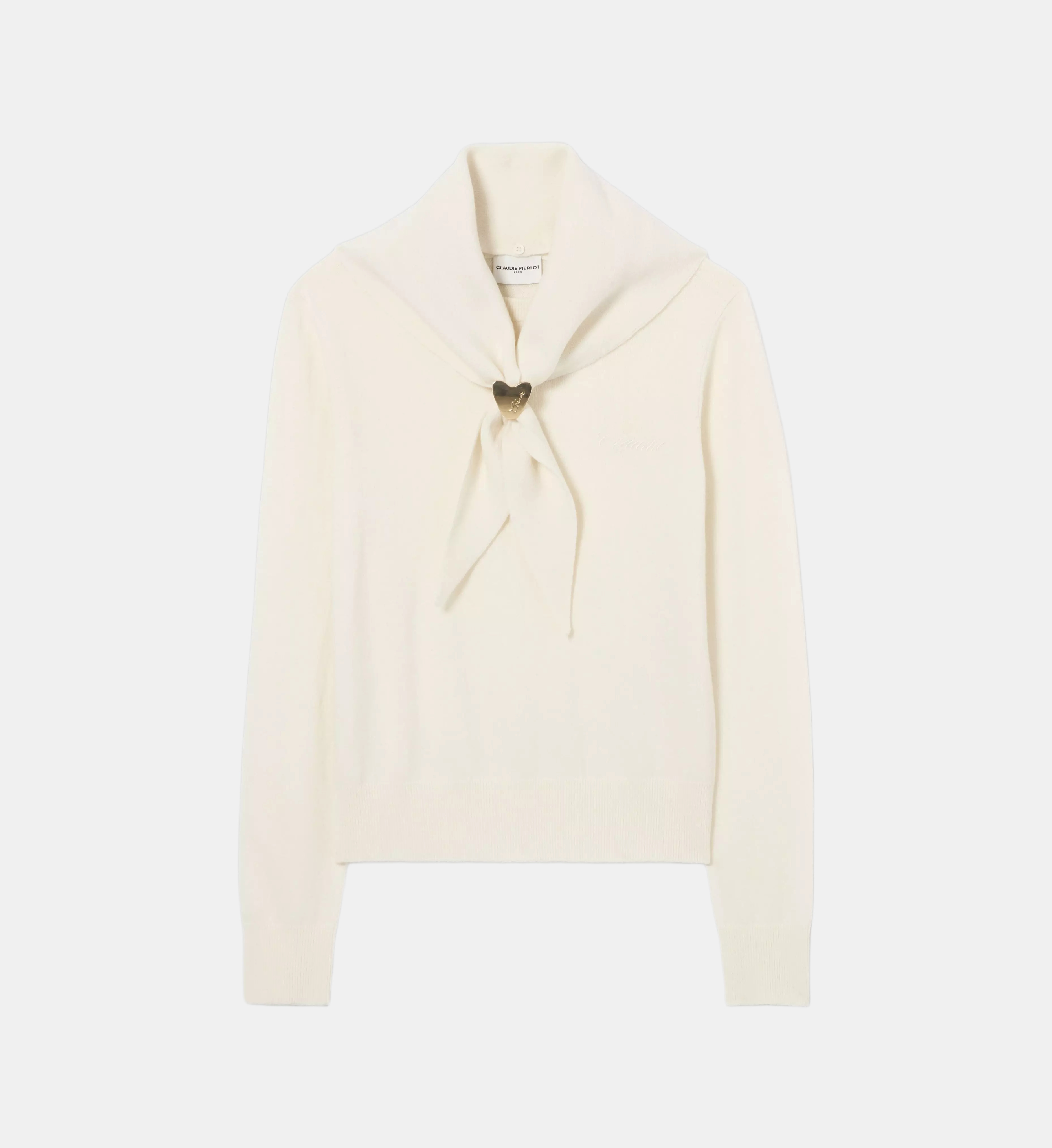Claudie Pierlot  탈부착 스카프 니트