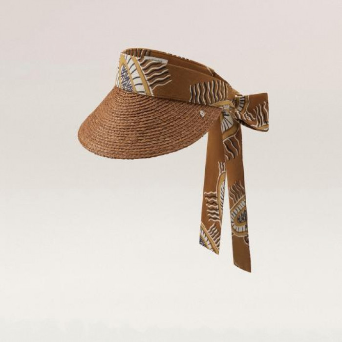 Helen Kaminski 헬렌 카민스키 HK x BABBARRA 씨 바이저 캡 X VISOR NUTSHELLAMBER HAT51944