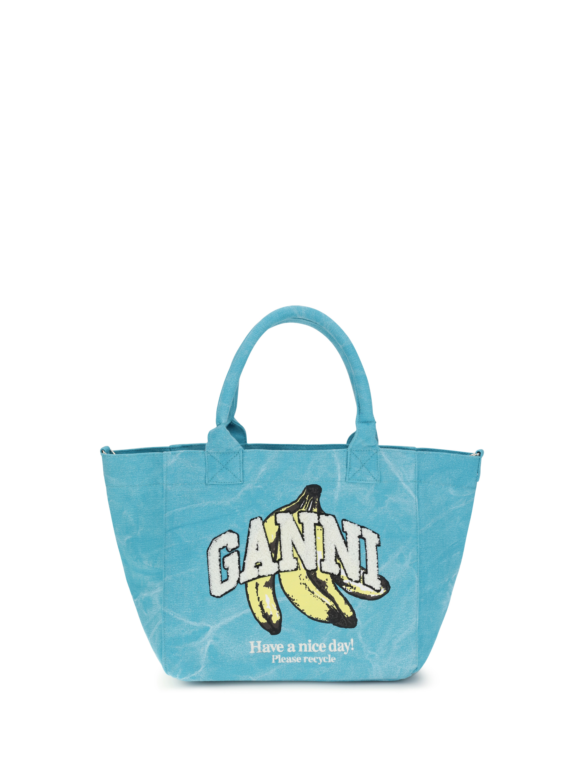 GANNI 바나나 프린트 토트백