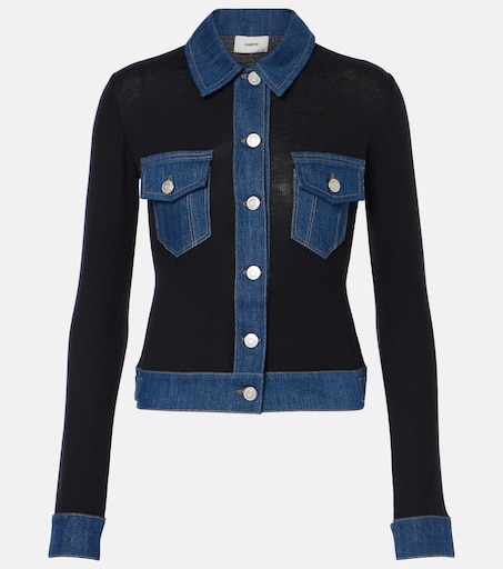COPERNI 데님 트리밍 탑