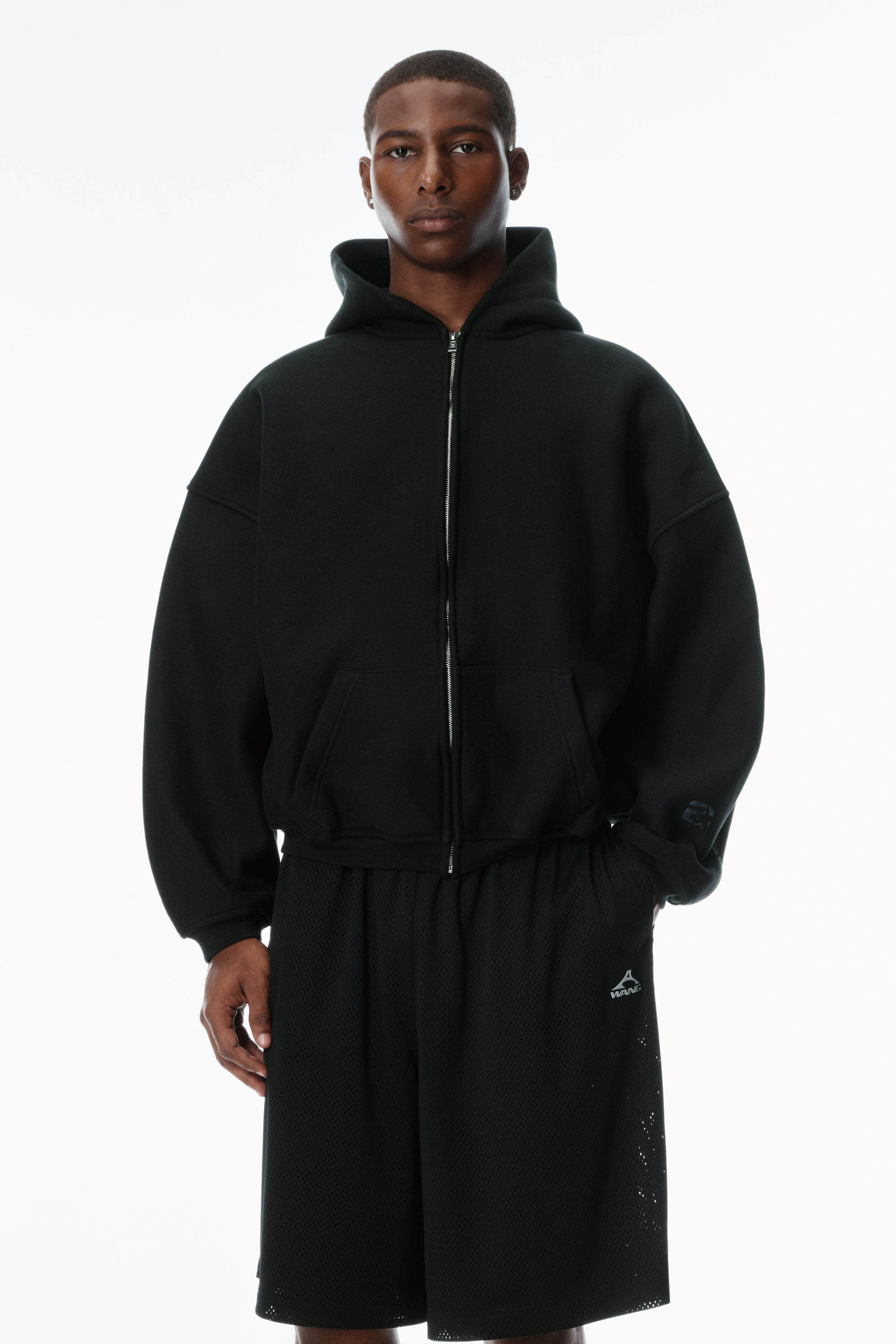 Star Zip Up Hoodie | ALEXANDER WANG | FETCHING