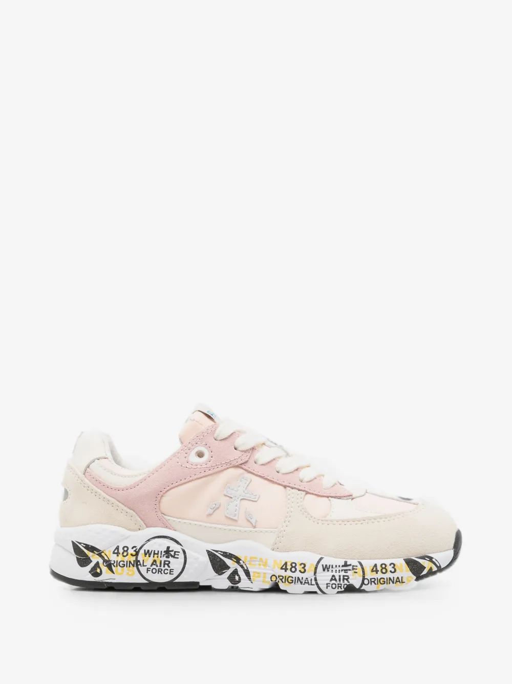 Premiata Kids 패널 로고 패치 스니커즈