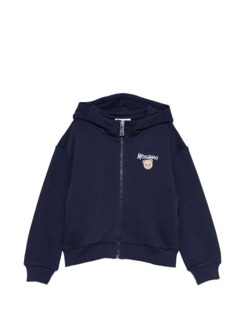 Moschino Kids 테디베어 집업 후드