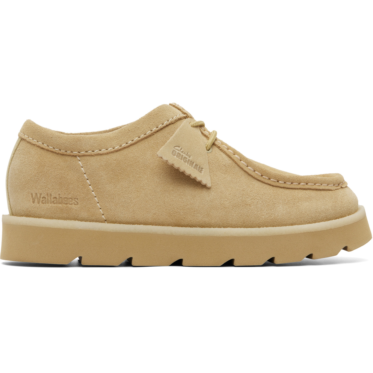 Clarks 베이지 미어 월라비 더비