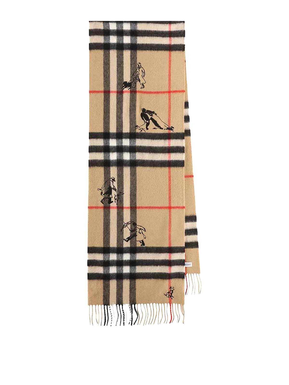 BURBERRY 체크 메이츠 캐시미어 스카프