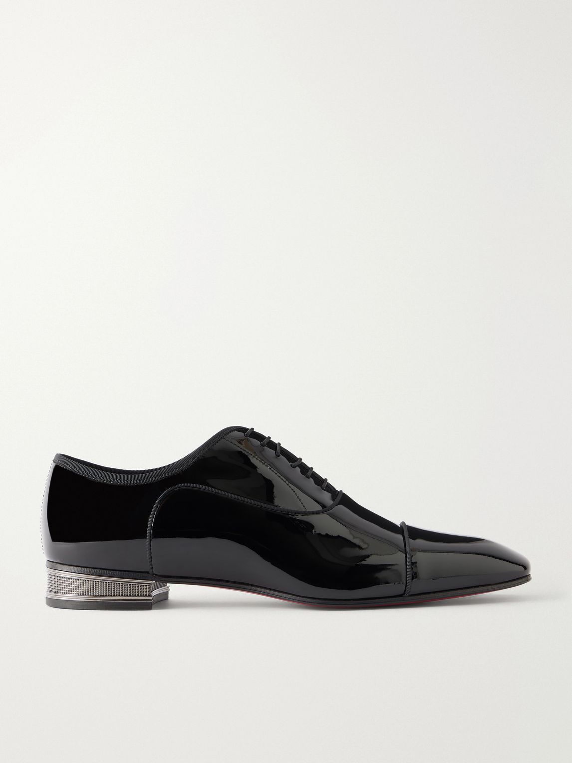 CHRISTIAN LOUBOUTIN 그레고 페이턴트 가죽 옥스포드 슈즈
