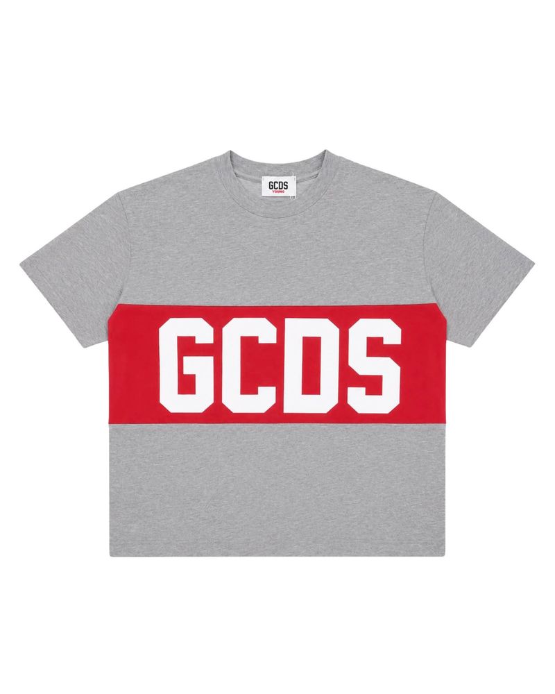 Gcds Kids 로고 프린트 크루넥 티셔츠
