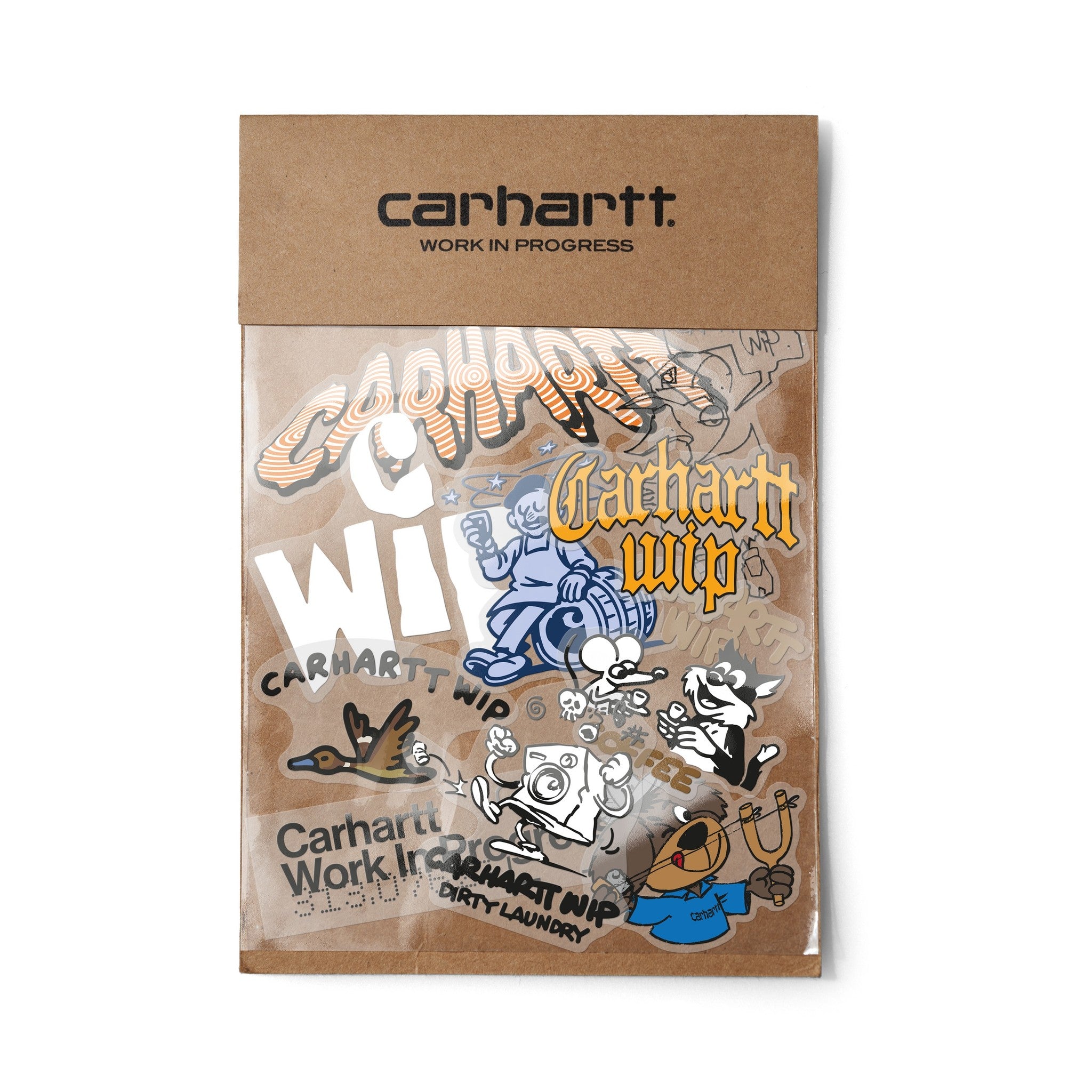 CARHARTT 스티커 백 10팩
