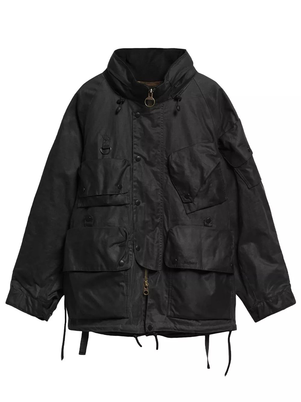 BARBOUR X 노르빗 왁스드 립스톱 패브릭 자켓