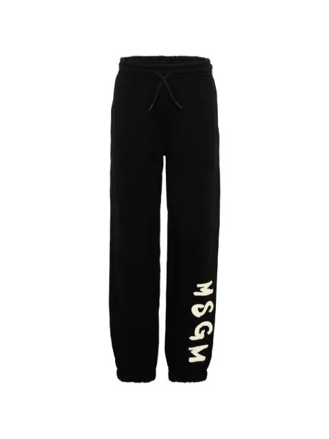 MSGM Kids 로고 프린트 트랙 팬츠