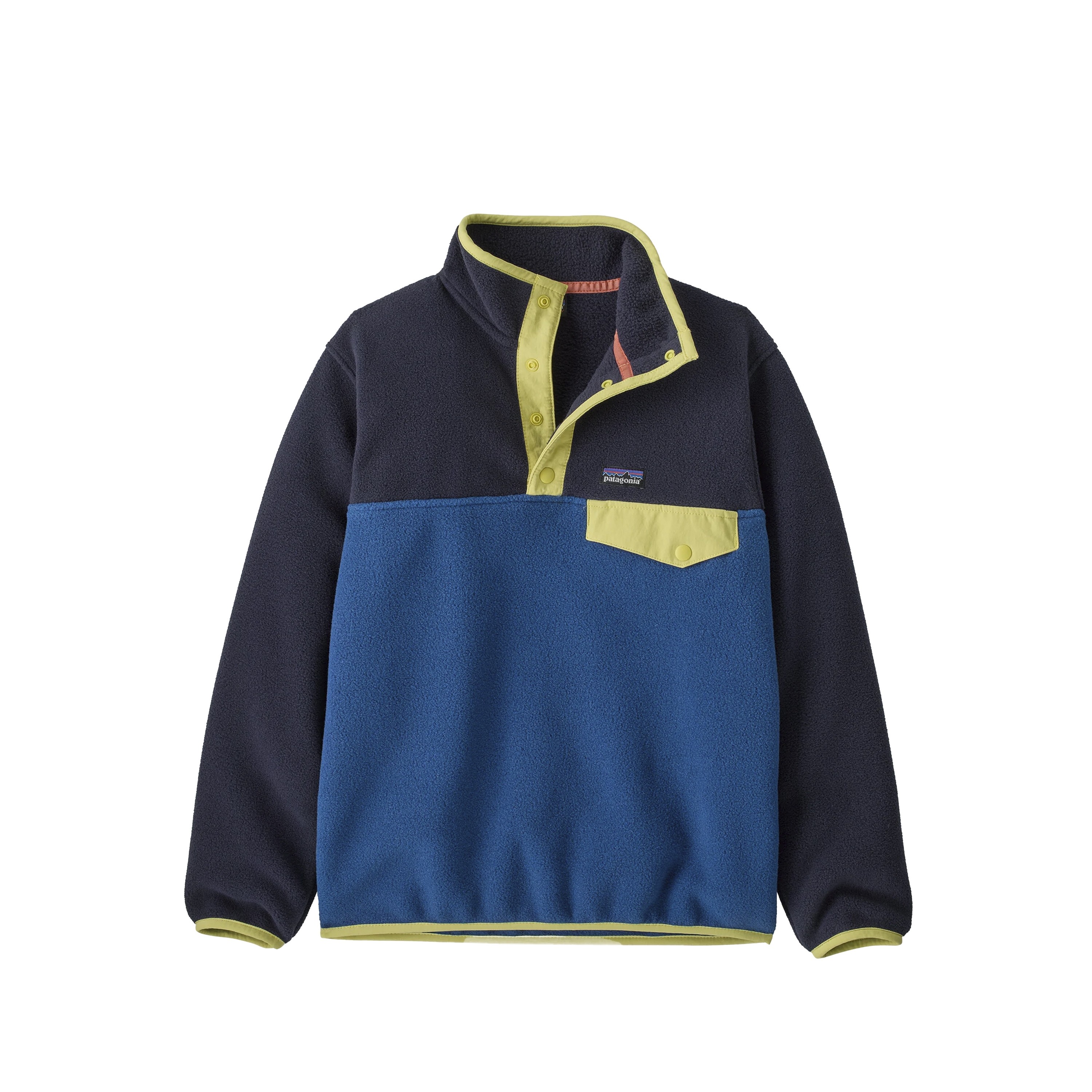 Patagonia Kids 키즈 파타고니아 라이트웨이트 신칠라 스냅-T 플리스 풀오버